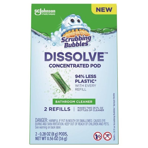 Scrubbing Bubbles Dissolve Fresh Scent Concentrated Bathroom Cleaner Liquid 0.56 oz 00047